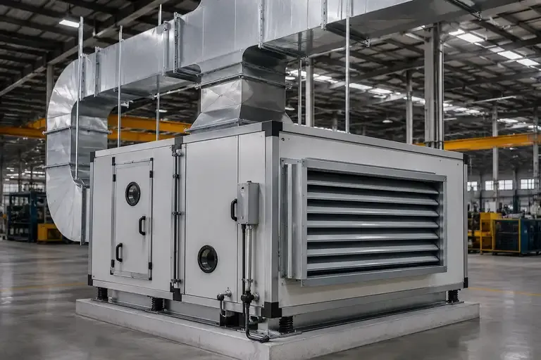 محاسبه ظرفیت هواساز برای سالن صنعتی با فرمول CFM