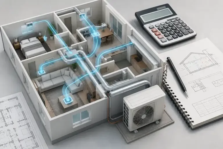 چگونه ظرفیت سیستم تهویه را محاسبه کنیم؟ راهنمای جامع و عملی